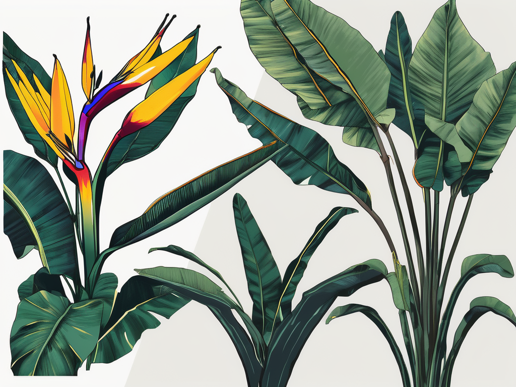 Banana Plant vs. Bird Of Paradise: What's The Difference?