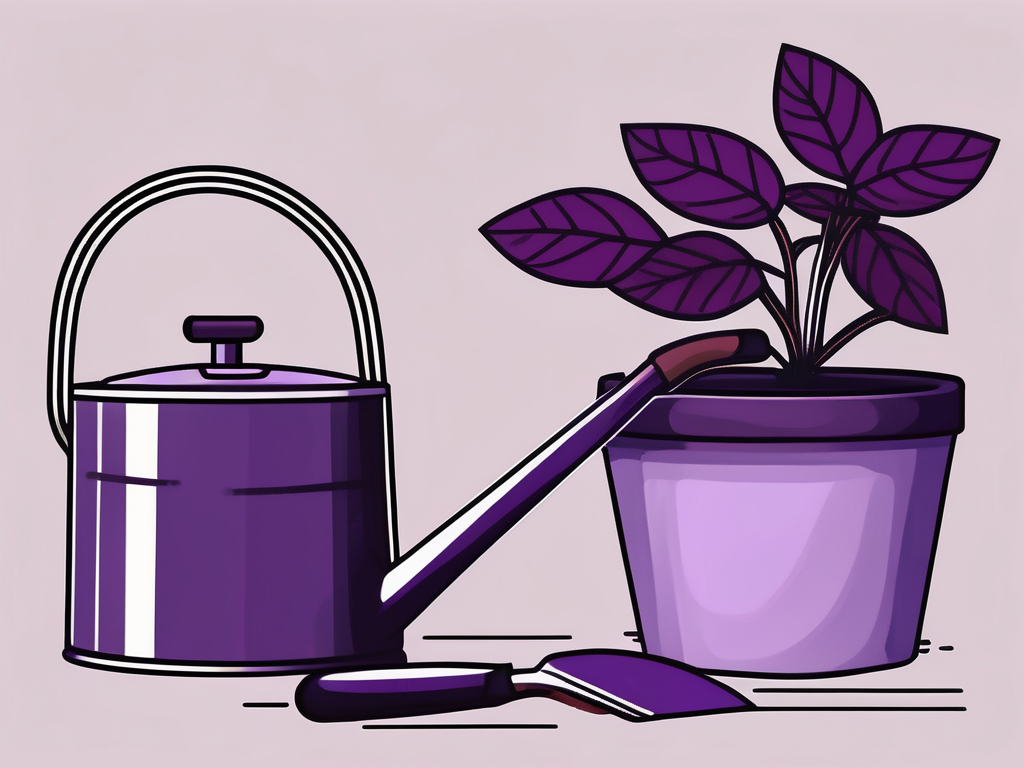 A Step-by-Step Guide to Repotting the Purple Passion Plant