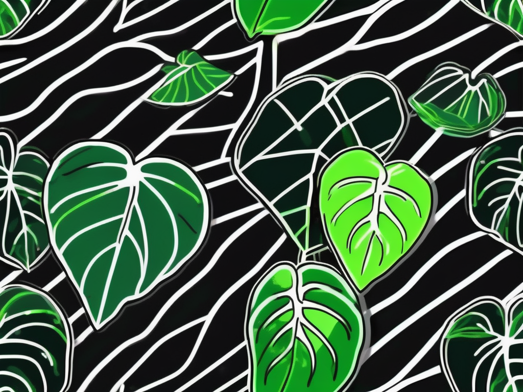 The Vibrant Beauty of Neon Pothos Leaves