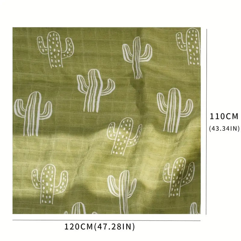 Cactus Swaddle Blanket